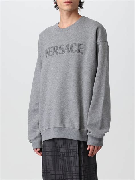 versace grey sweatshirt|Versace jumper women's.